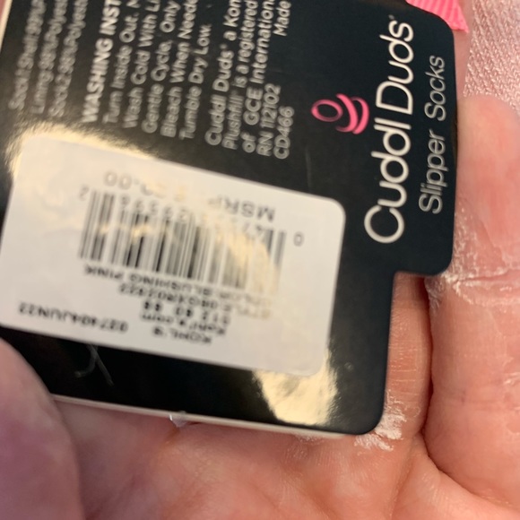 Cuddl Duds girls unicorn double layer slipper socks. New. Shoe size 4-10. - Picture 7 of 8